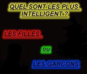 les filles ou les garçons